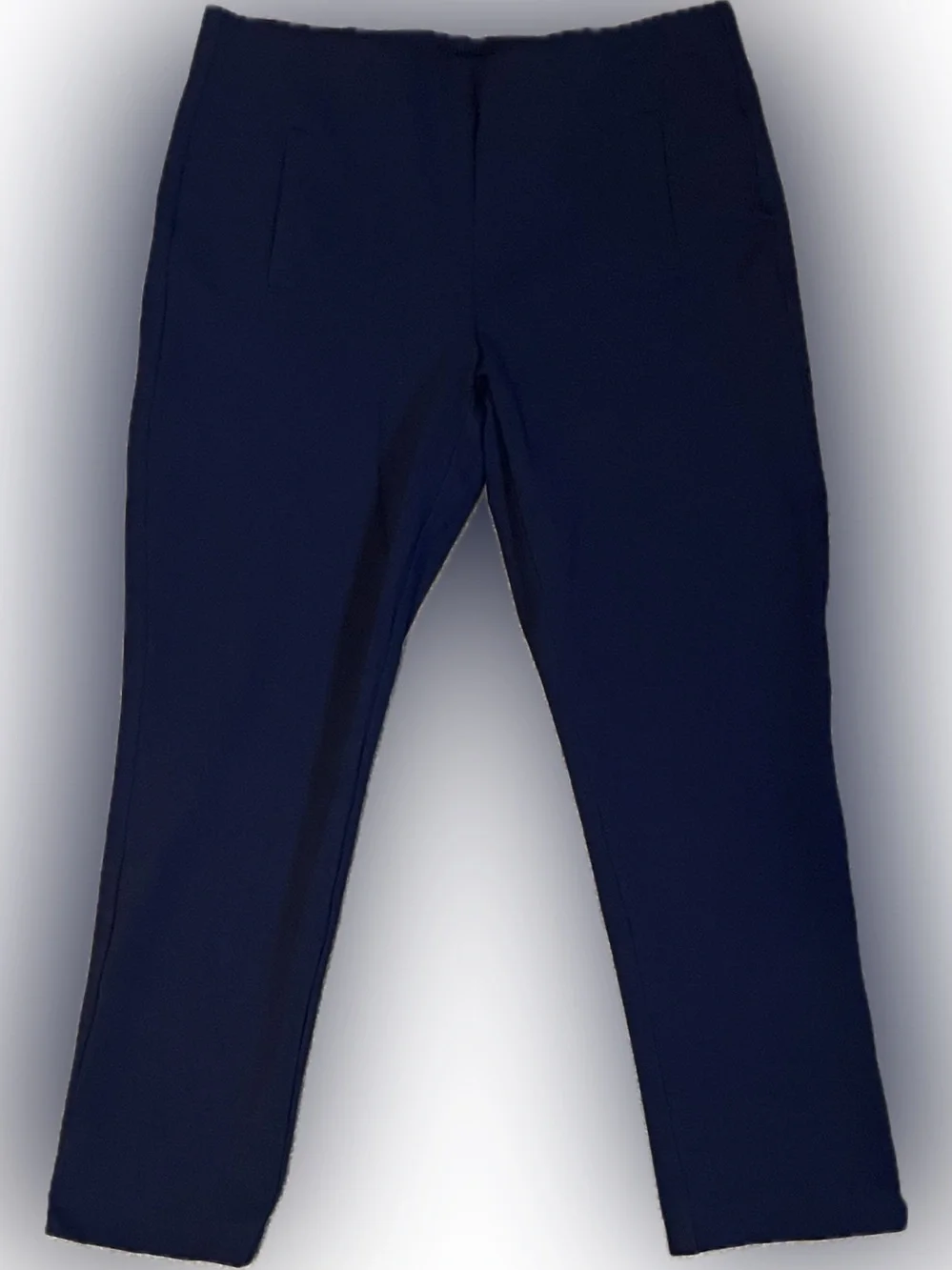 Chico’s Slim Leg Pull-On Pant in Passport Blue size 8 - Picture 2 of 12